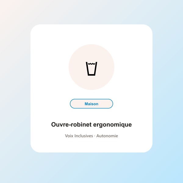 Ouvre-robinet ergonomique